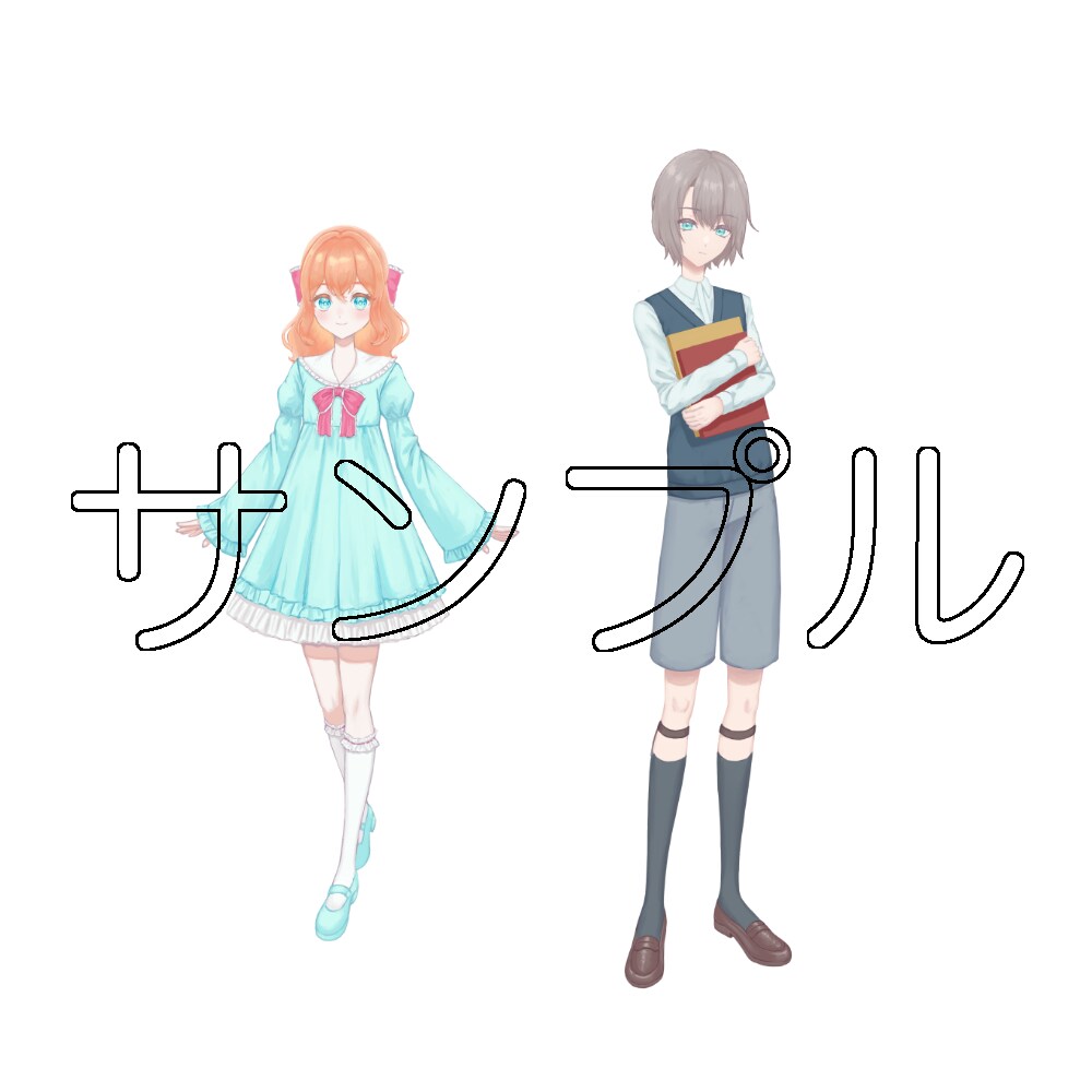 立ち絵イラスト制作します TRPG、ゲーム、動画などに使える立ち絵を描きます イメージ4