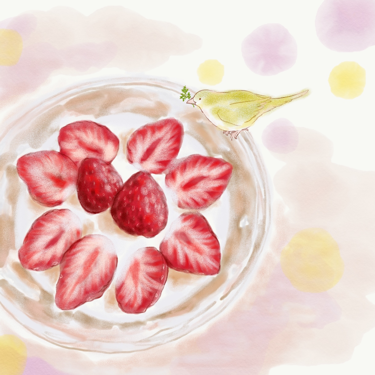 写真から優しい雰囲気のイラストを描きます 絵の中で動物が生活しているような絵本風のイラストに仕上げます イメージ2