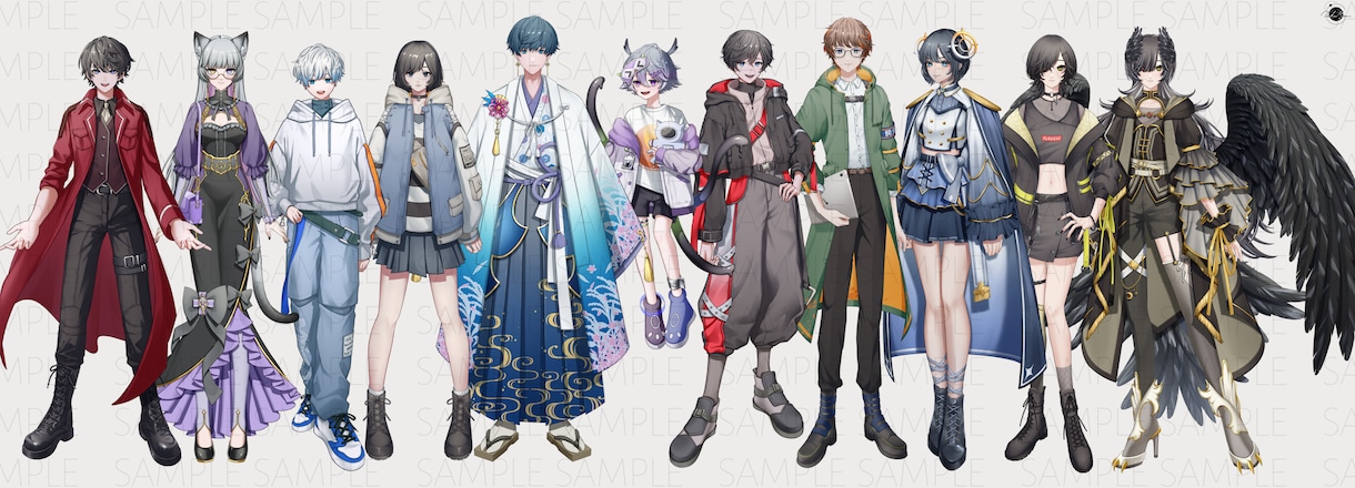 スタイリッシュで目を惹く一枚絵をご提供します キービジュアル、MV、グッズなど幅広くご活用いただけます！ イメージ4