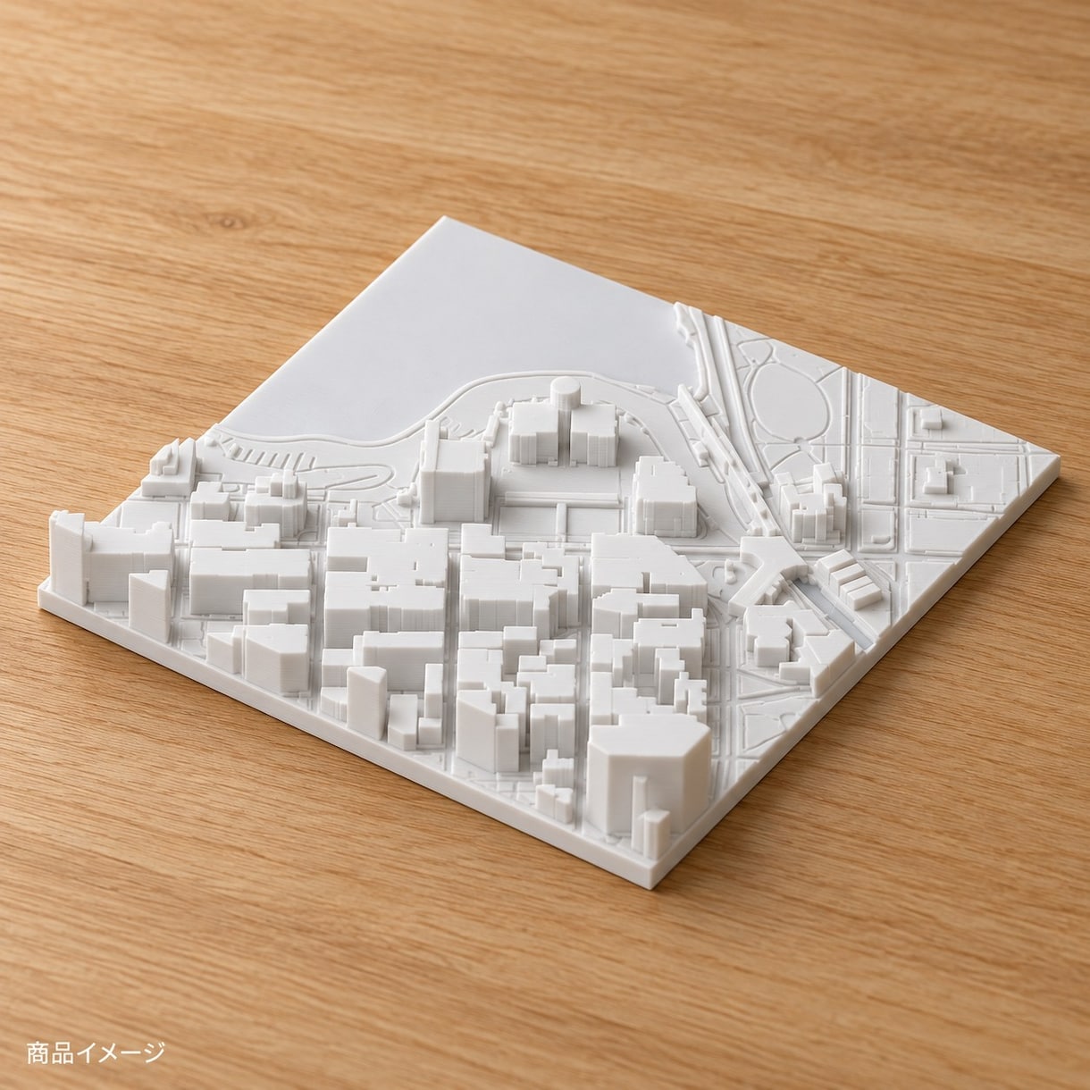 海外の街並み模型を3Dプリントします 好きな地域を立体で楽しむ、現物模型をお届け イメージ2
