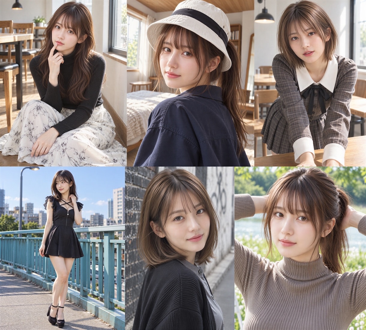 架空のAI美女を作るChatGPT設定を届けます 好みの顔から衣装・場所・ポーズまで、自分だけの写真へ イメージ8