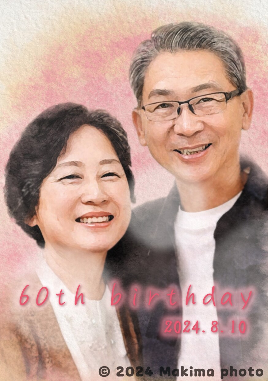 日々の思い出のお写真を水彩画風に仕上げます "記念日・特別な思い出"を大切な方にプレゼントしませんか？ イメージ4