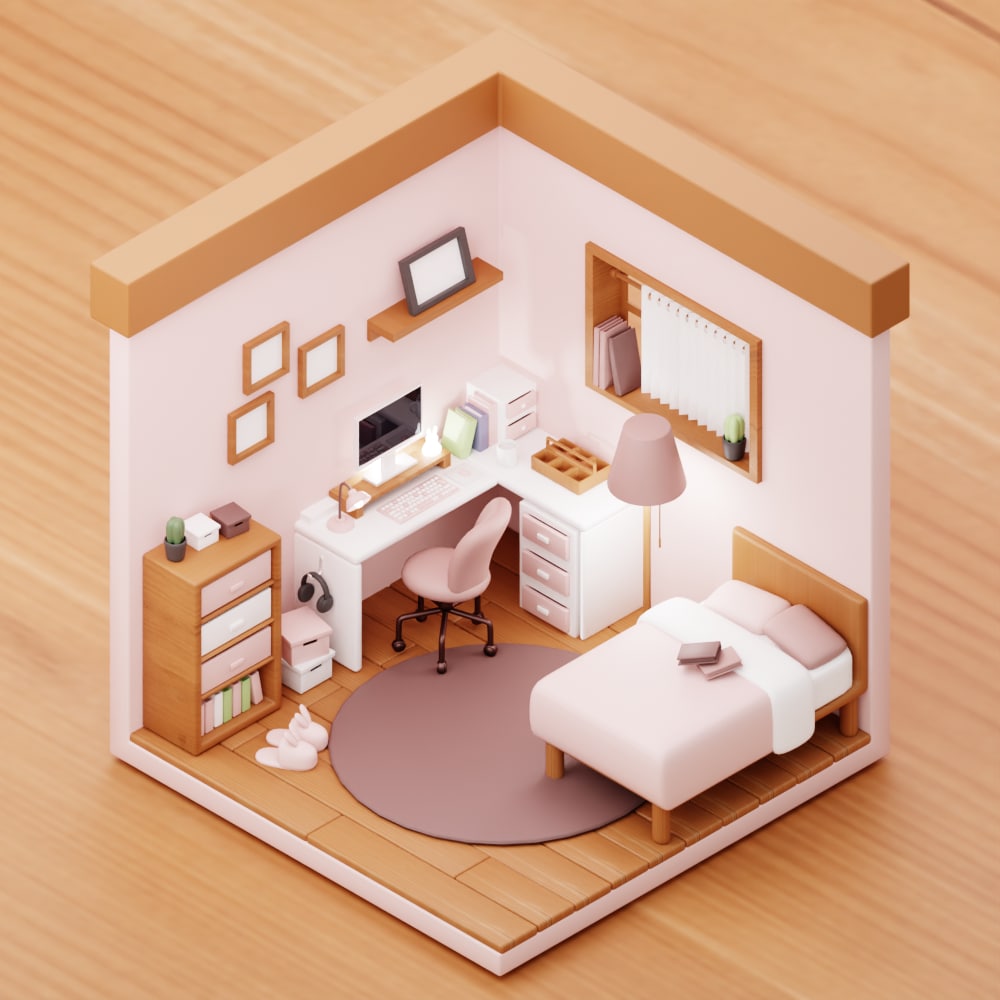 小さめ～相談OK｜ミニチュア3Dイラスト制作します サイト・ブログ・広告・資料に使える！ミニチュアな3Dイラスト イメージ8