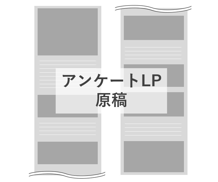 アンケートLPの原稿ご提案します ＜原稿500～1,500文字前後＞ イメージ1