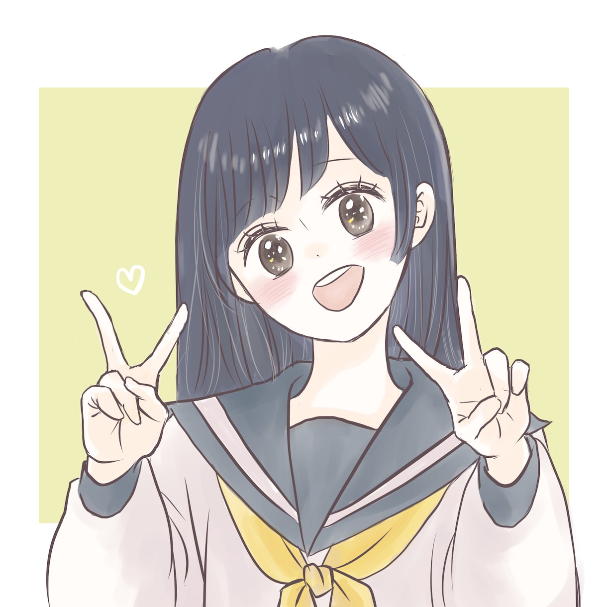 かわいい少女漫画風イラスト描きます 動画サムネ、ヘッダー、挿絵などご希望の用途に◎商用利用可◎ イメージ9
