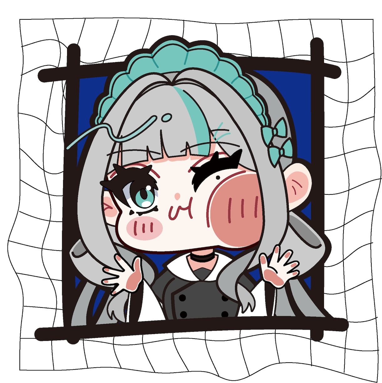 商用可◎目が魅力的なかわいいイラストを描きます 表情や装飾など大切に描き込みます！AI不使用です！ イメージ4