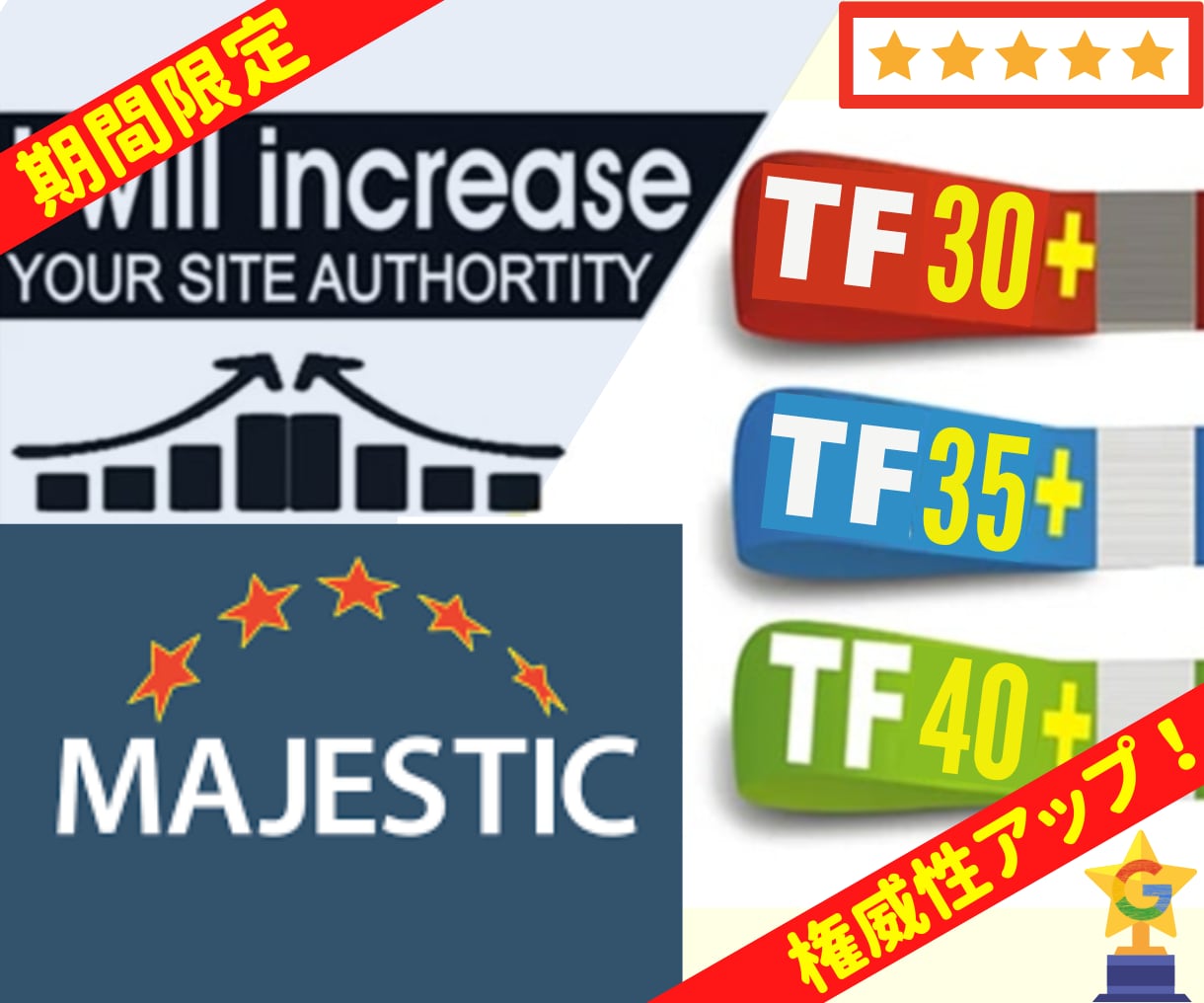 超格安でトラストフローTF30以上にアップさせます ☆限定価格☆TF35-40以上へのアップグレードオプション有 イメージ3
