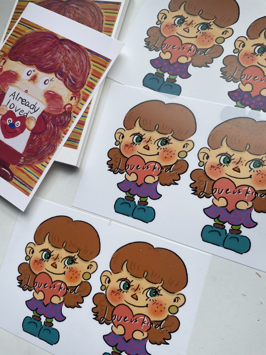 カラフルでポップなかわいいイラスト描きます キラキラかわいい色んな国にも受けるキャラクター イメージ4