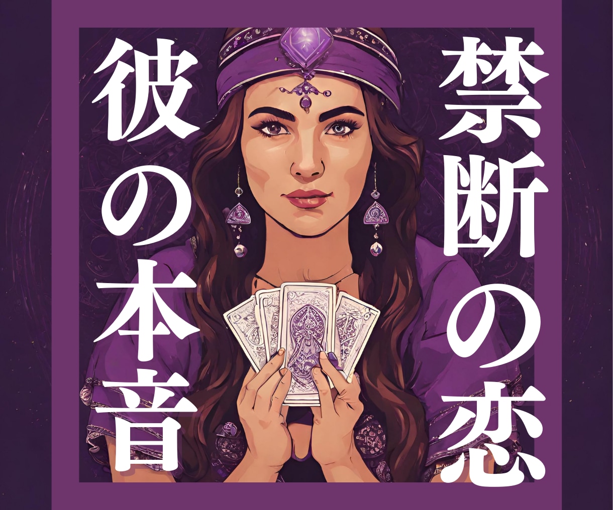 禁断の恋を成就するタロット鑑定で彼の本音を占います 引き寄せ×タロットであなたの悩みに合わせて鑑定します イメージ1