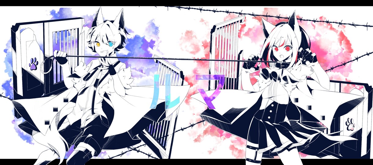 歌ってみたのサムネ作成承ります 本家と同じ構図可能、完全オリジナルも可 イメージ9