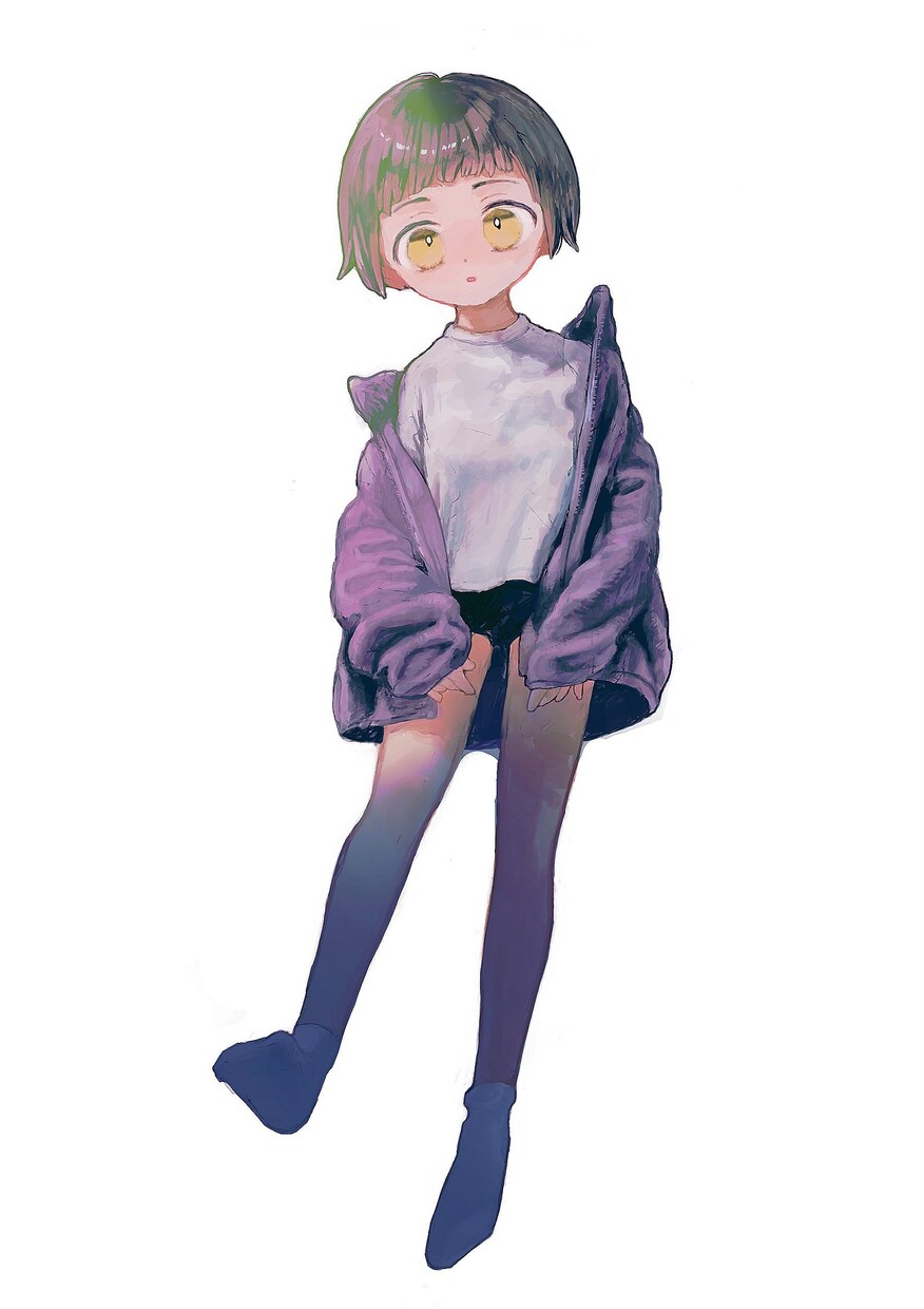 メイドさんなど　全身イラスト作成します 女の子ひとりの背景のないイラスト イメージ4