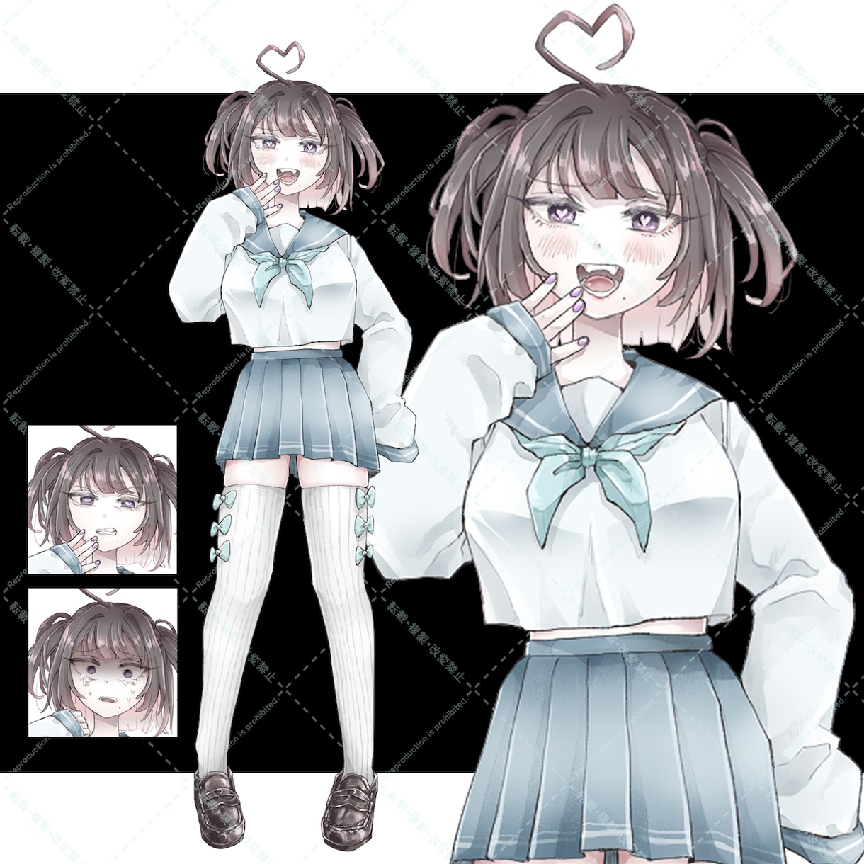 TRPG・実況動画等で使える立ち絵を制作致します キャラデザ無料！ご希望に合わせた立ち絵を制作致します。 イメージ5