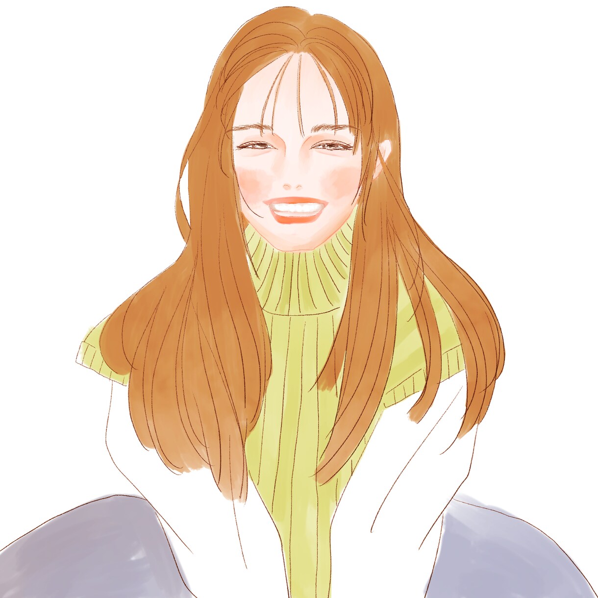 似顔絵・イラスト描きます 水彩画風の美人画水彩画風イラストをお求めの方 イメージ3