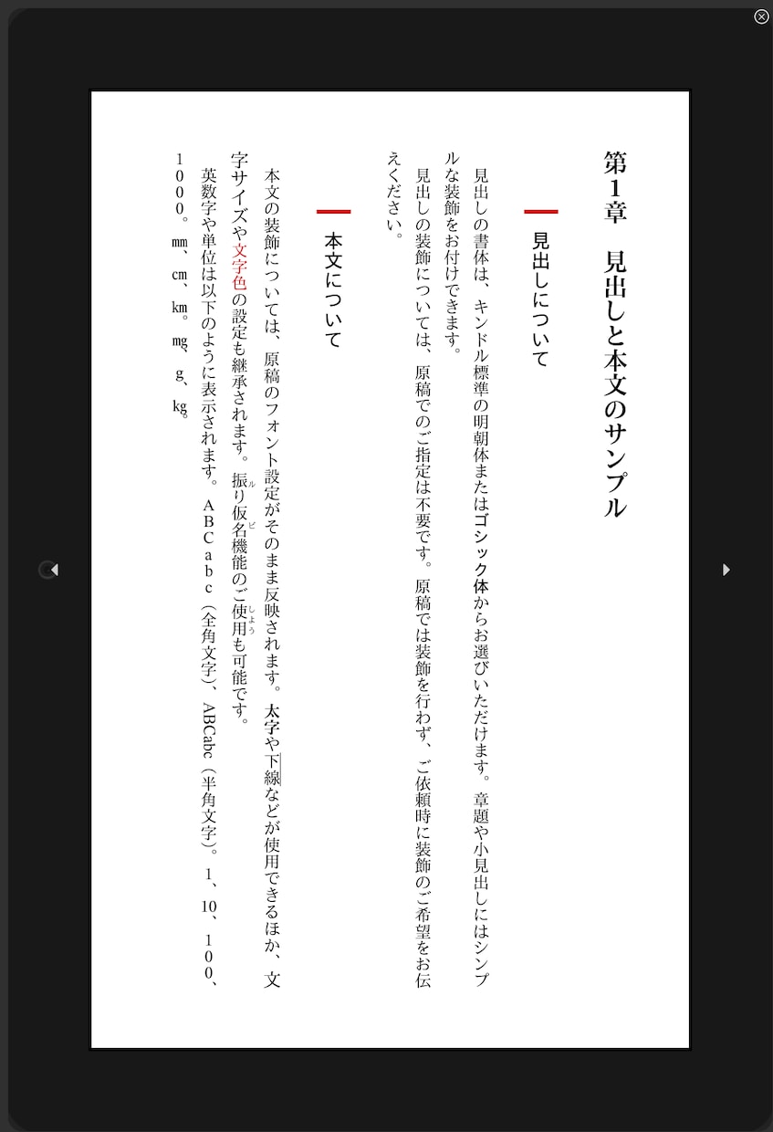 あなたの原稿をKindle向け電子書籍化いたします kindle出版用EPUB・KPF電子書籍化代行 イメージ2