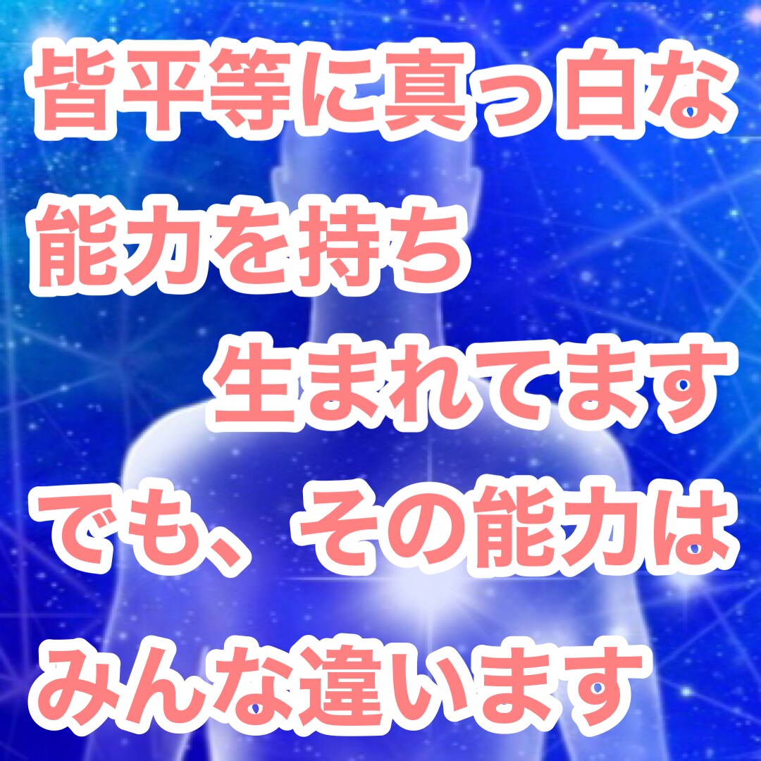 持って生まれた潜在能力・適性能力、分析します 気付けなかった才能を活かせると、もっと楽しくなる イメージ2
