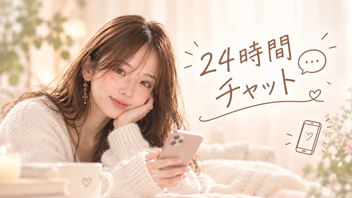 24h無制限チャットします 心理カウンセラーがチャットでお話聞きます✨ イメージ1