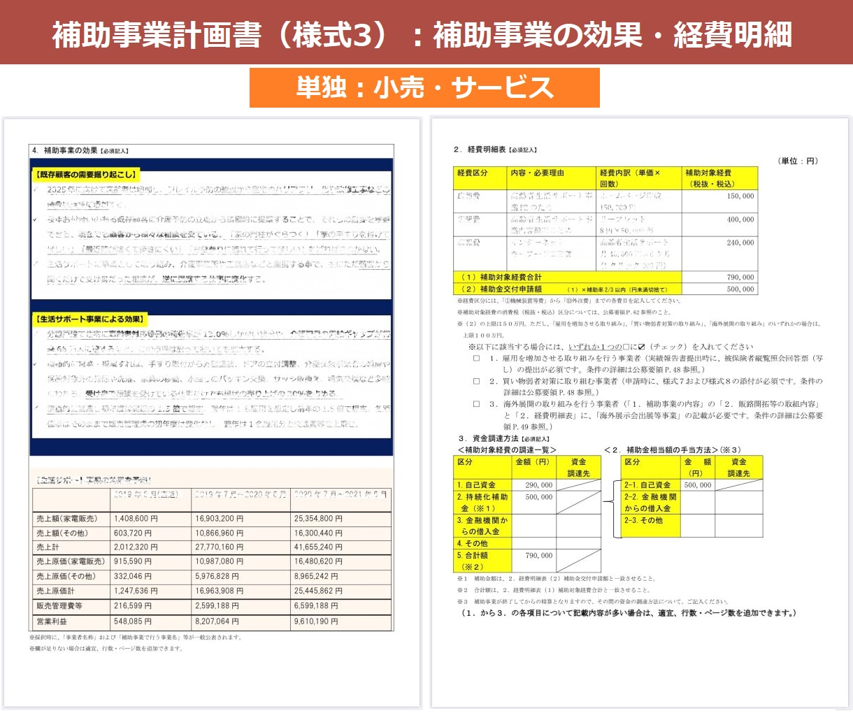 小規模事業者持続化補助金の完璧な事業計画書できます 応募した38人全員が採択された事業計画書のテンプレートです！ イメージ8