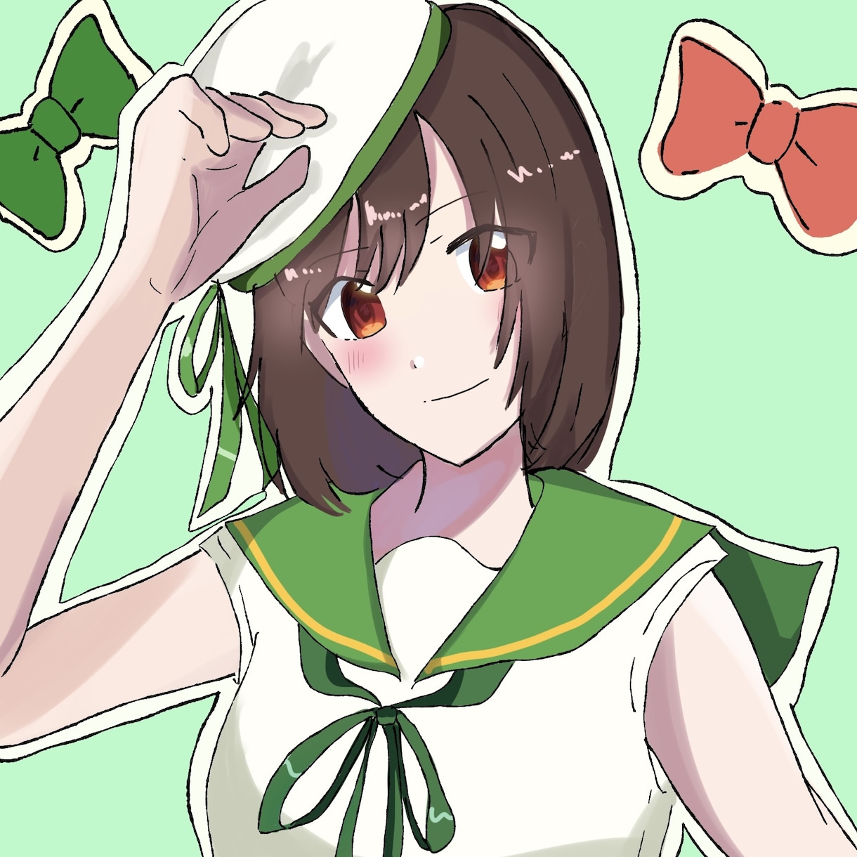 うるちゅる可愛いツヤツヤアイコン描きます つやつやとした質感が特徴のアニメ風アイコン描きます イメージ1