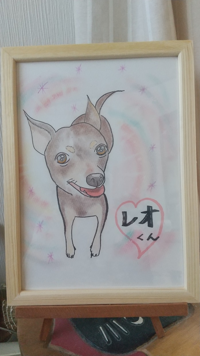 癒しの似顔絵を手描きで描きます 記念日や、大切な方へのプレゼントとしてもいかがですか？ イメージ2