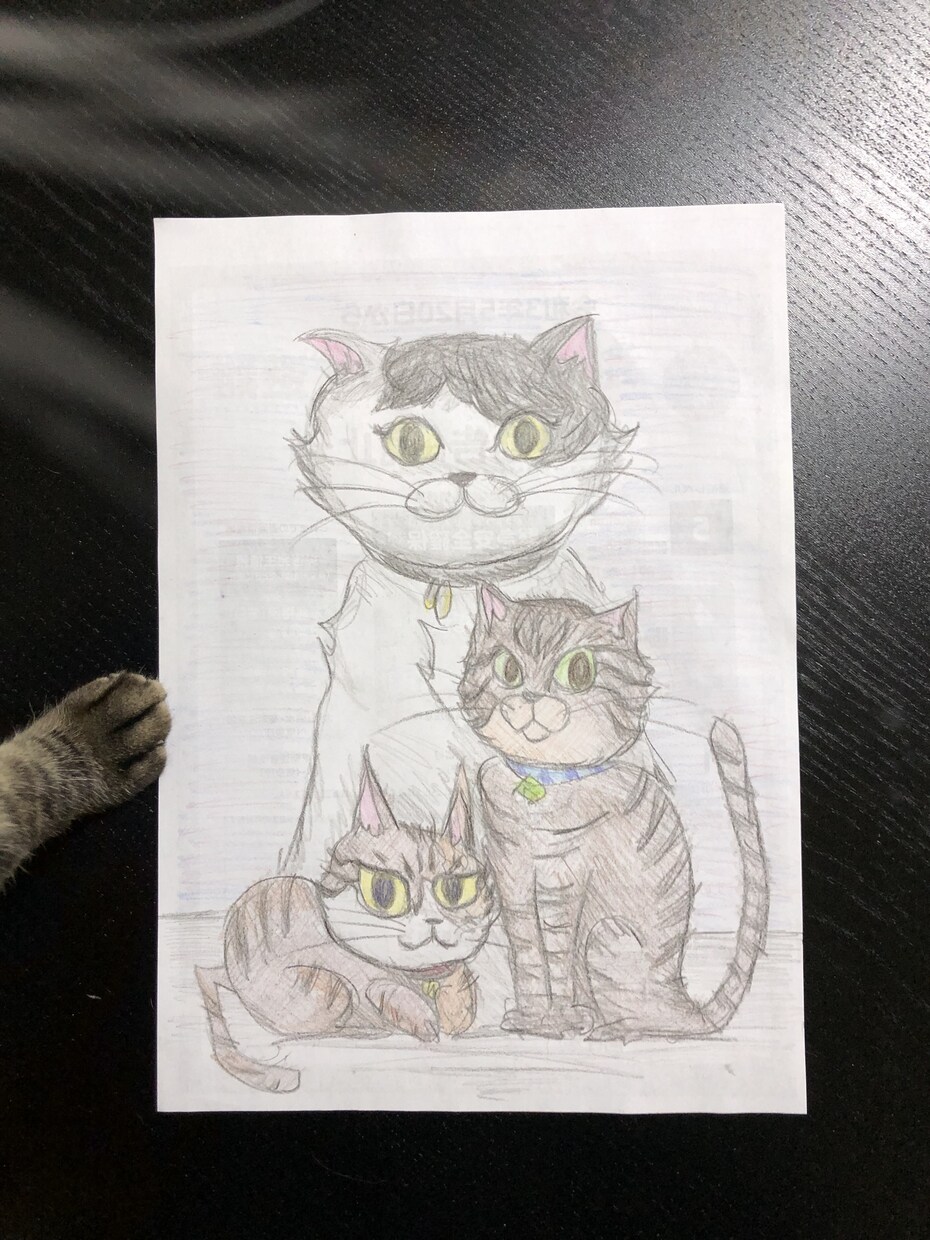 主に猫を描きます。それ以外でも全然問題なく描けます 我が家の猫たちを描きます。(猫以外も歓迎) イメージ2