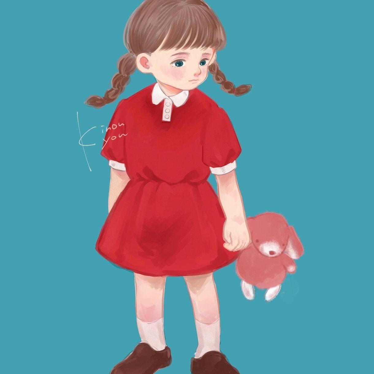 レトロでポップなやわらかいタッチのイラスト描きます 絵本のような温かみのあるイラストをお届けします。 イメージ5