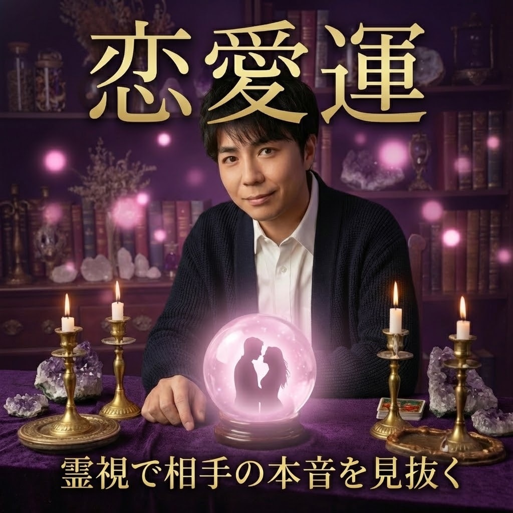 霊視であの人の本音を視ます 男性目線×霊視で彼の本音を読み解きます イメージ1