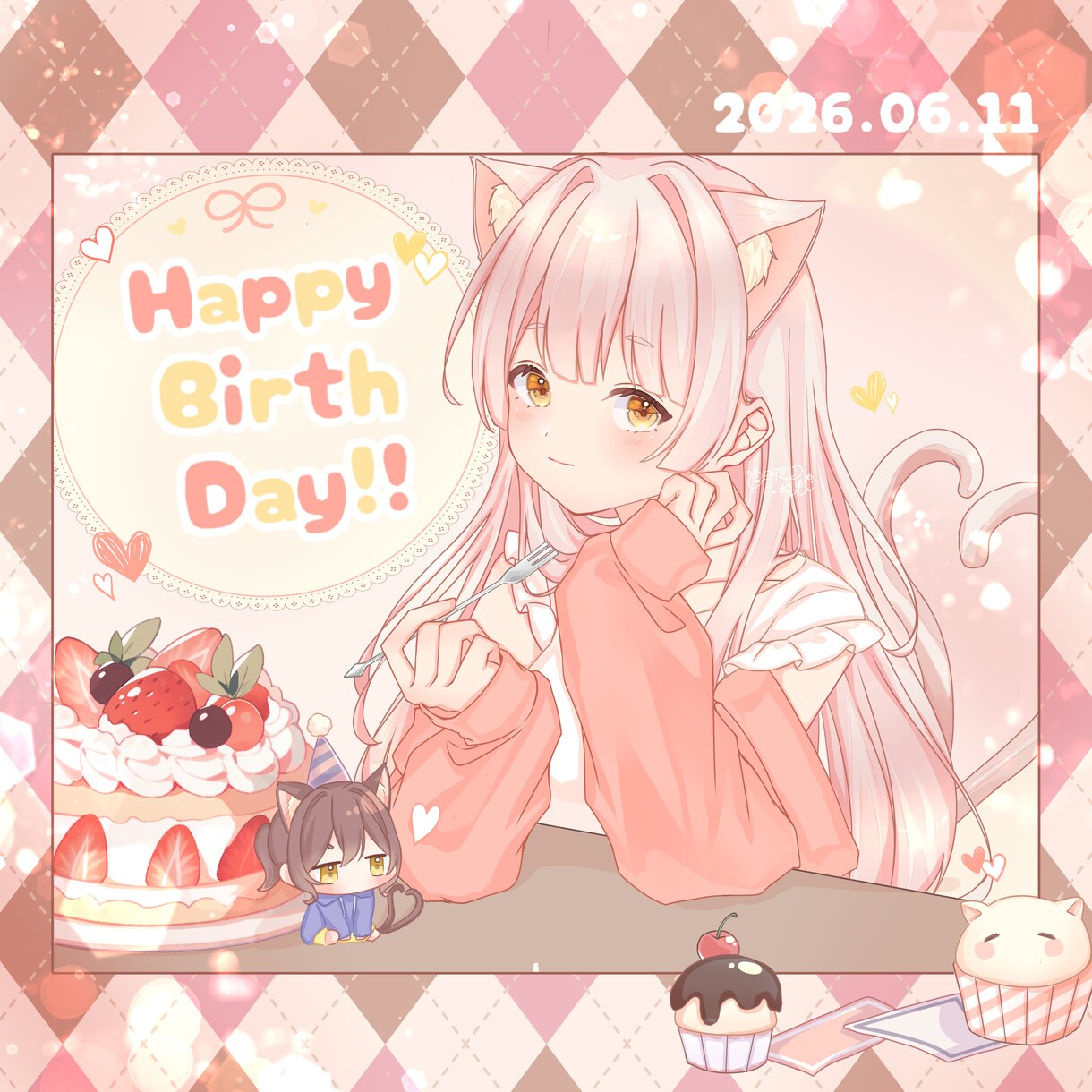 ふんわり透明感のある可愛いイラストを制作します 女の子を描くのが得意です！ご縁があればぜひ…！！✨ イメージ3