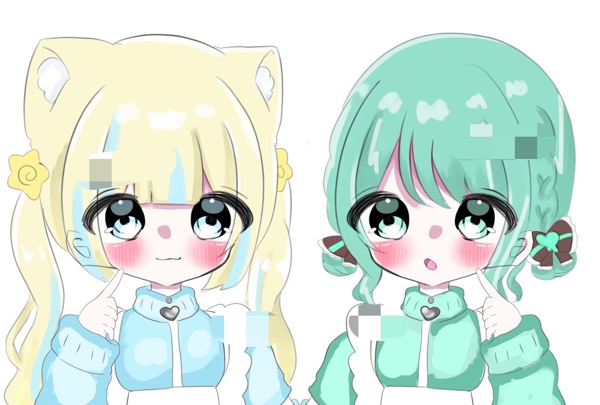 SNS用のアイコン等におすすめします 等身イラストのアイコン用におすすめ！ イメージ2