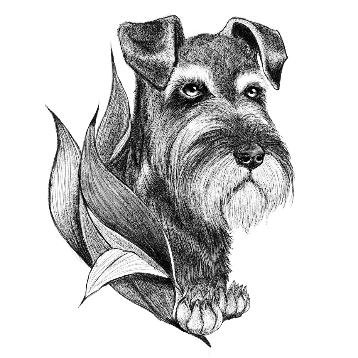 手描きで描く、動物の肖像画イラスト制作します 【先着5名様限定価格サービス中！】 イメージ3