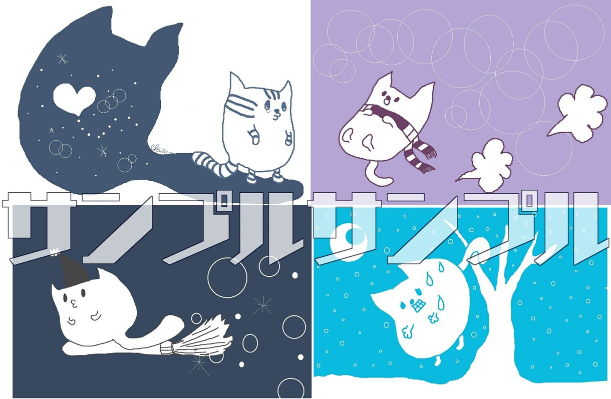世界に１枚のオリキャラ風の猫ちゃん描けます Twitterなどのふわゆるアイコン イメージ2