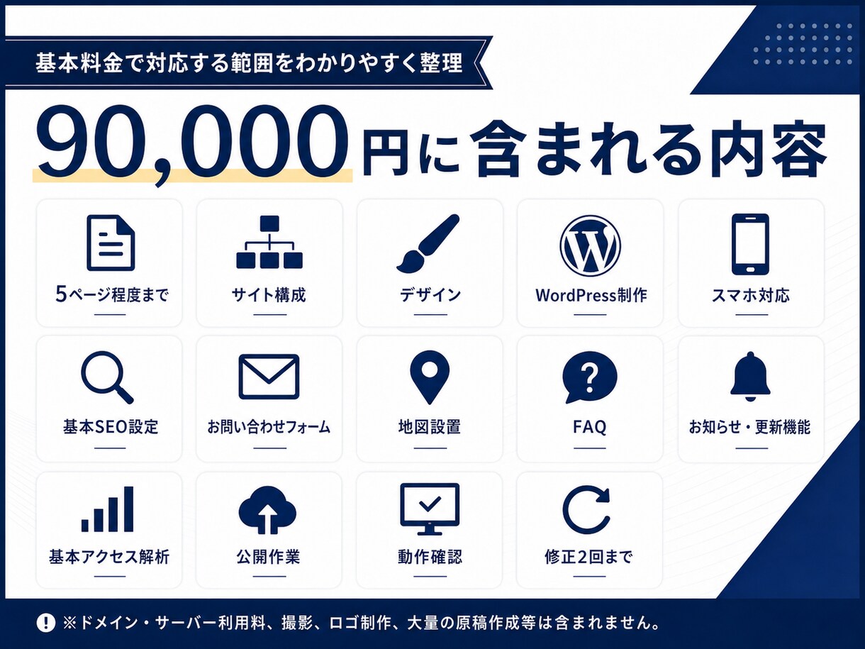 事業に合ったホームページを制作します 小規模事業者向け｜見やすく使いやすいHP制作 イメージ2