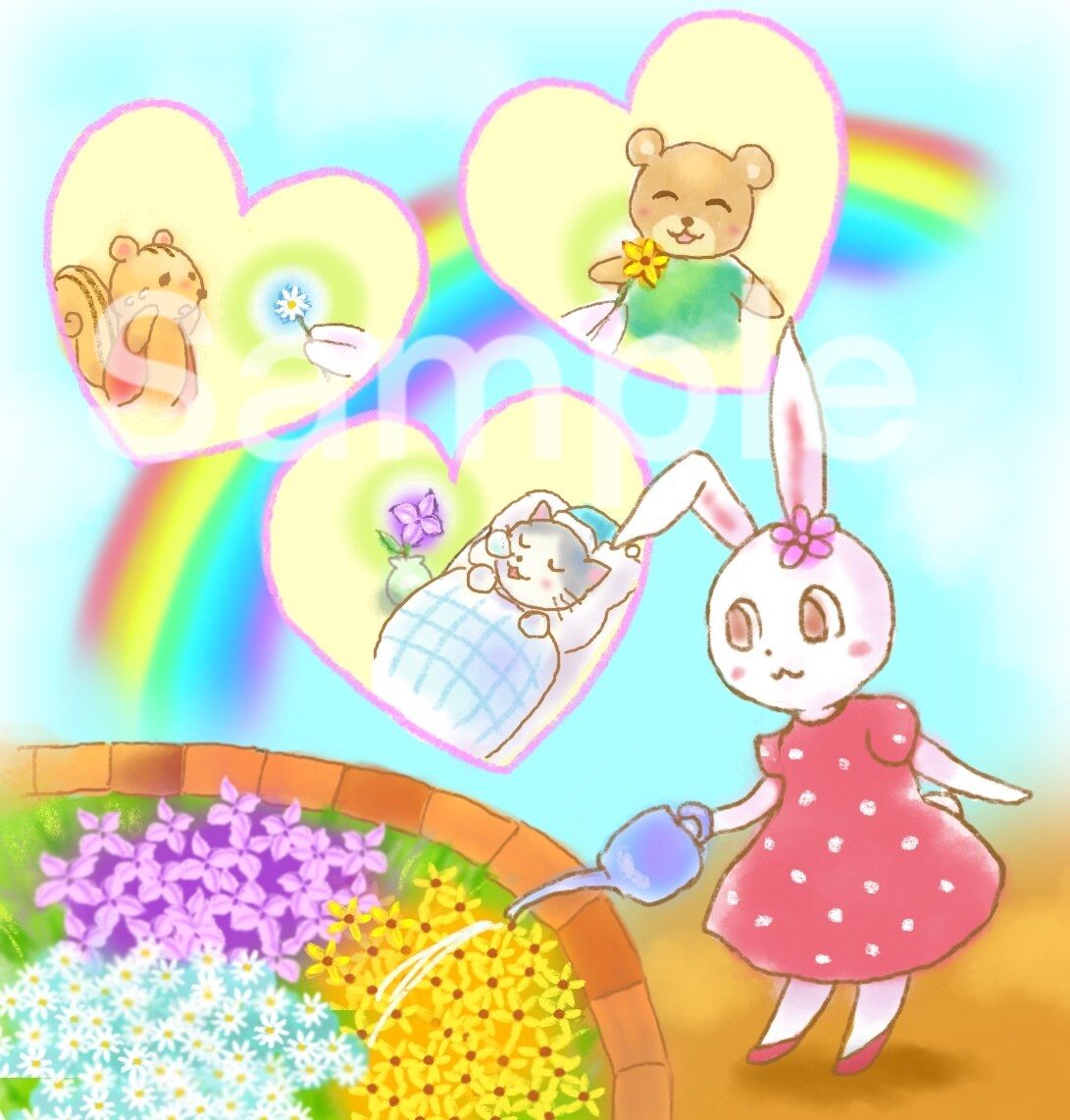 絵本の表紙絵・挿絵をお描きします 温かみある手描き風のタッチで物語を彩ります！ イメージ10