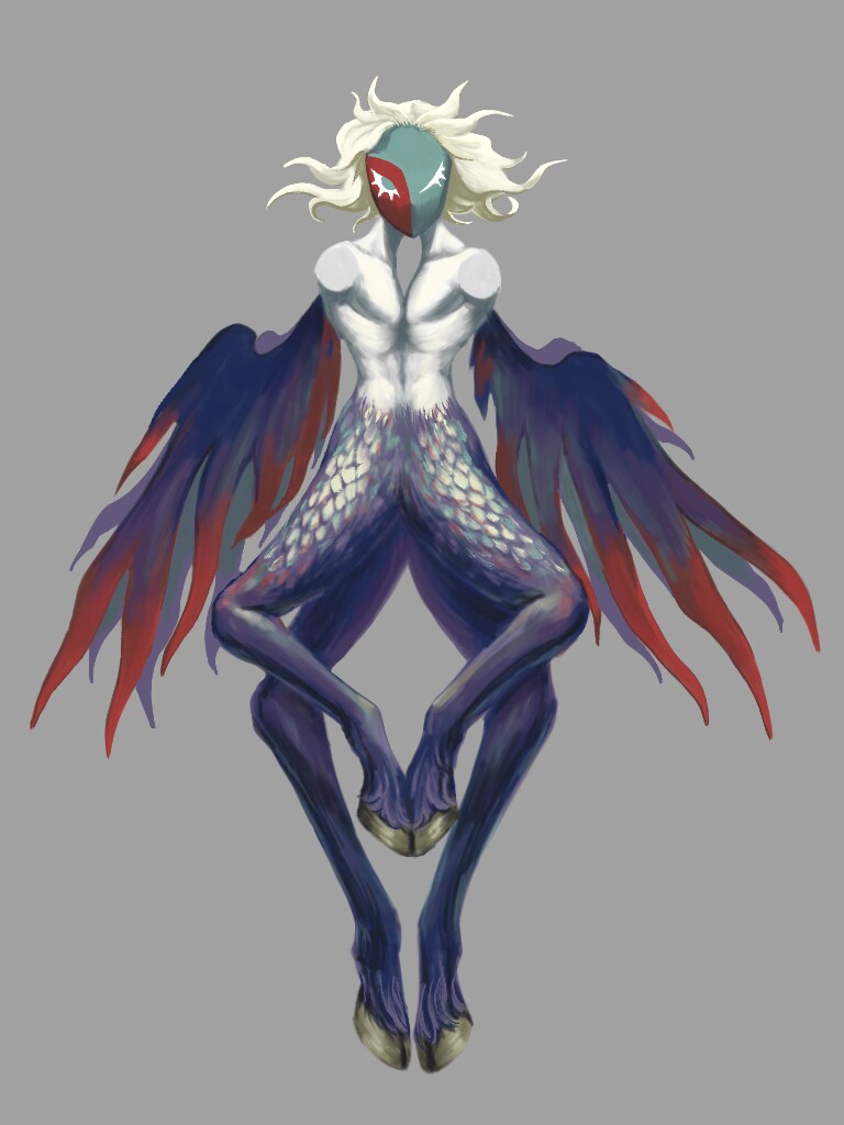 人外男性キャラデザイン・厚塗り立ち絵制作します ダークで幻想的なキャラクターをデザインから制作 イメージ7