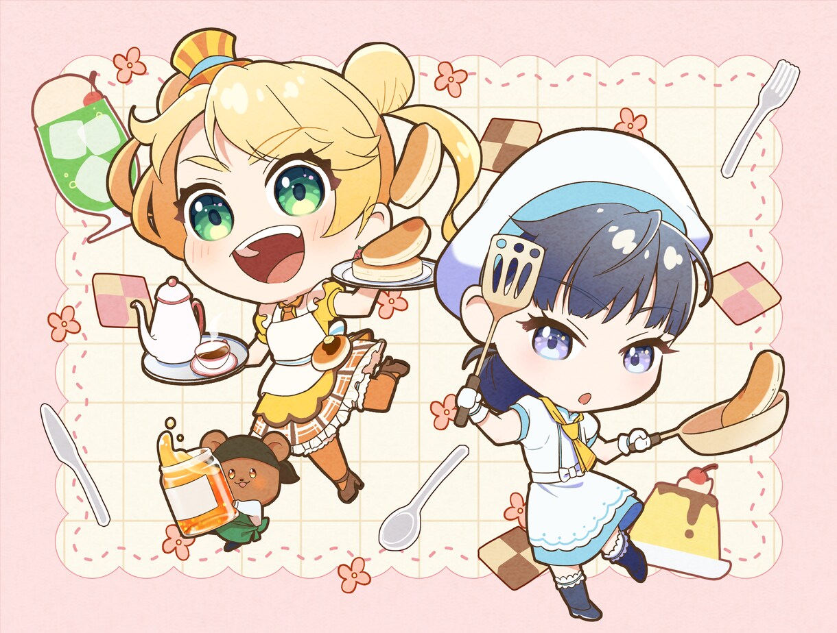 ラフから！あなたのオリジナルキャラクター制作します その子はもっとかわいいんだ！本当の姿にしてあげよう！ イメージ9