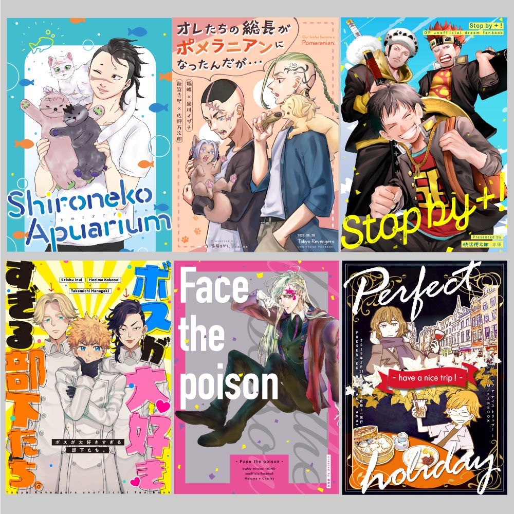 修正含む｜同人誌の装丁デザイン承ります プロのグラフィックデザイナーが個人制作のお手伝いをします イメージ2