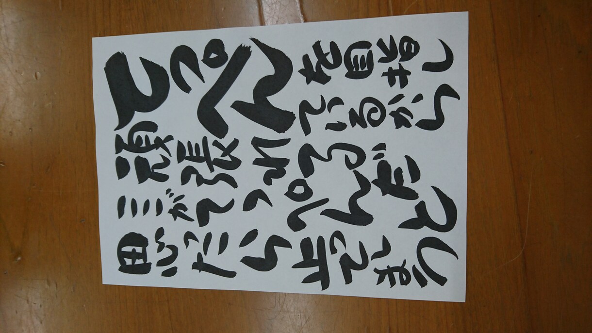 良い言葉を独特の筆文字で画像データでご提供します 頑張って欲しい人へのプレゼント イメージ1