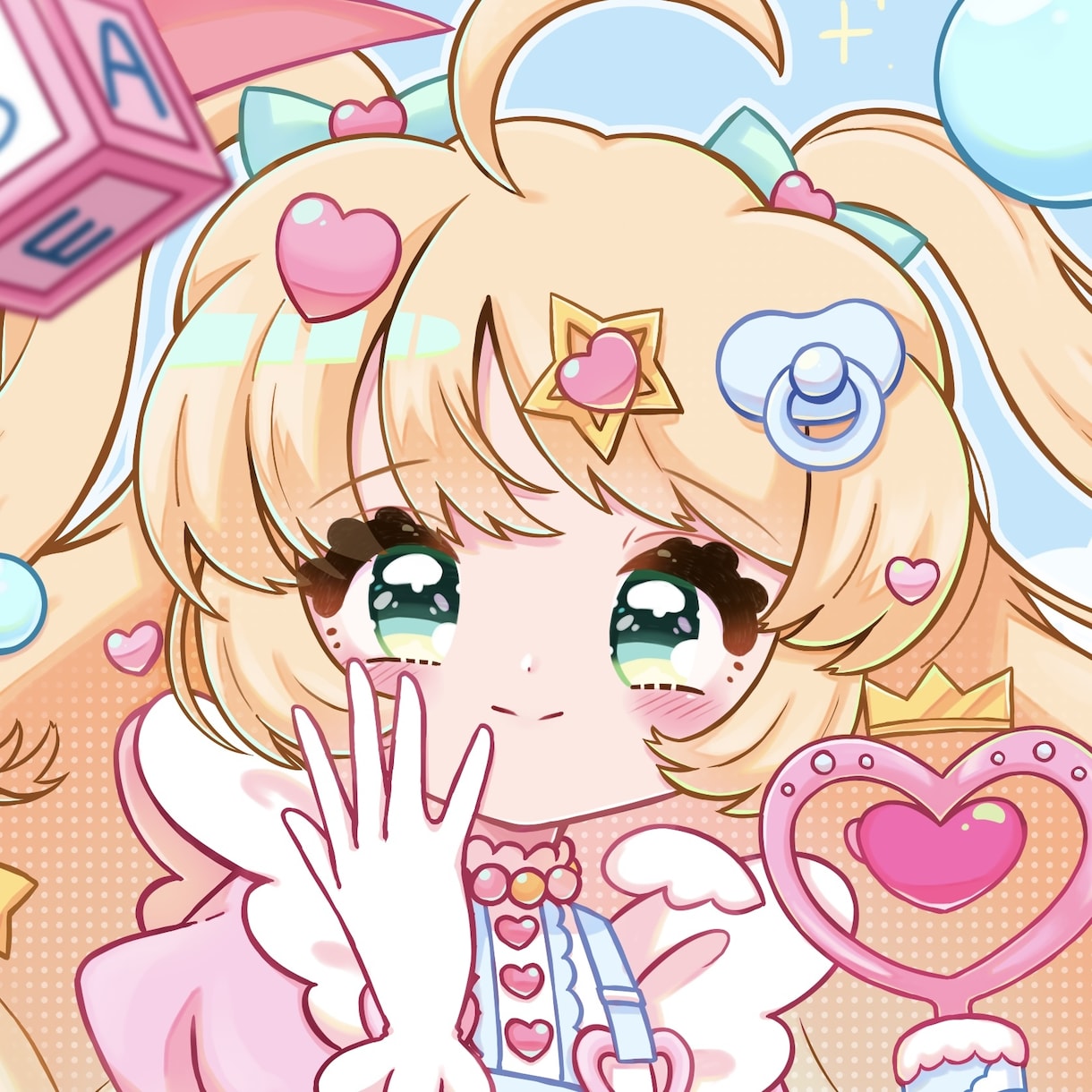 ポップでファンシーなアイコンを描きます レトロポップでかわいいアイコンをあなたに♪ イメージ3