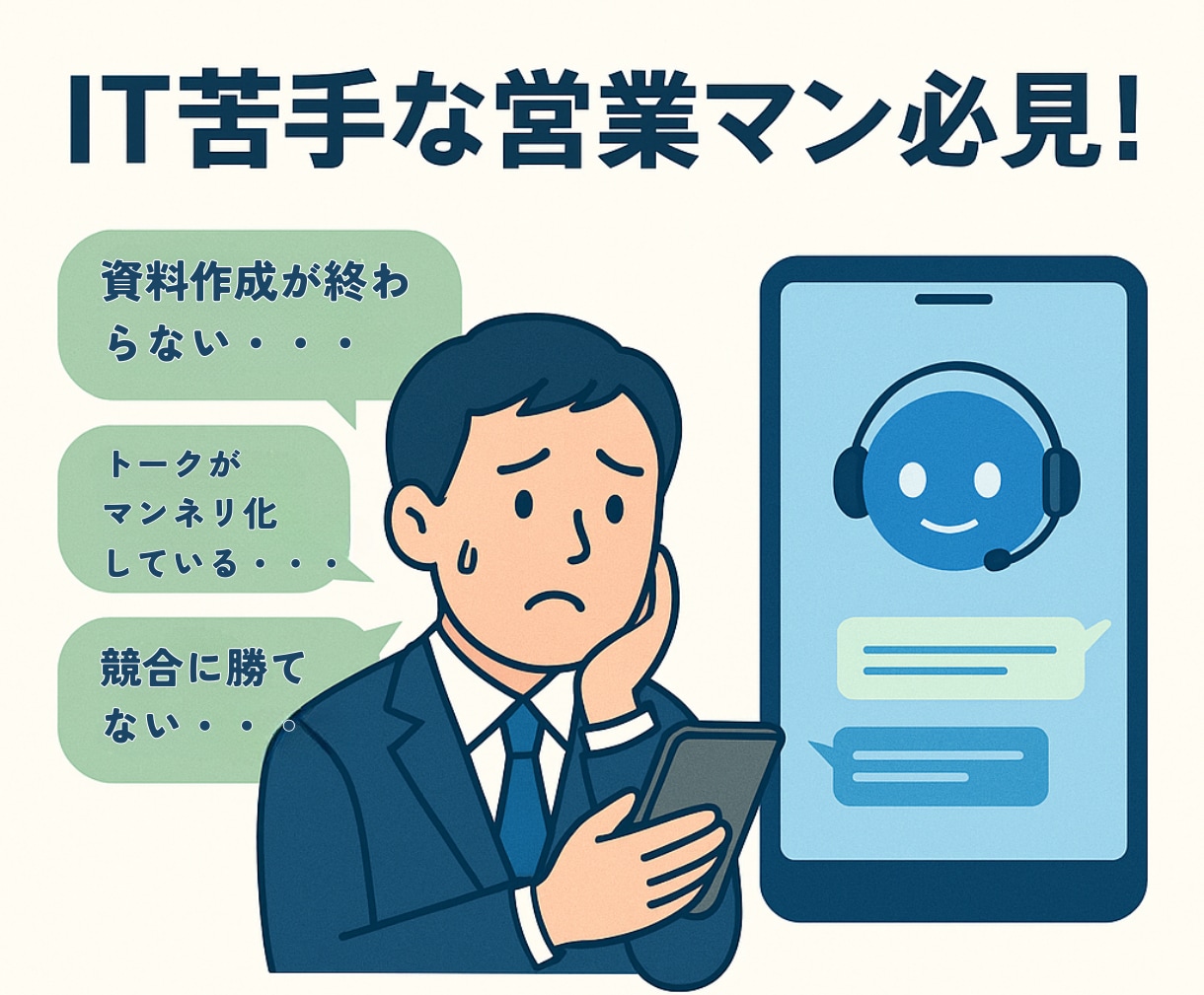 IT苦手営業マン必見！AI活用できるようにします IT知識ゼロでも即日から使える営業特化AI活用術を伝授！！ イメージ2