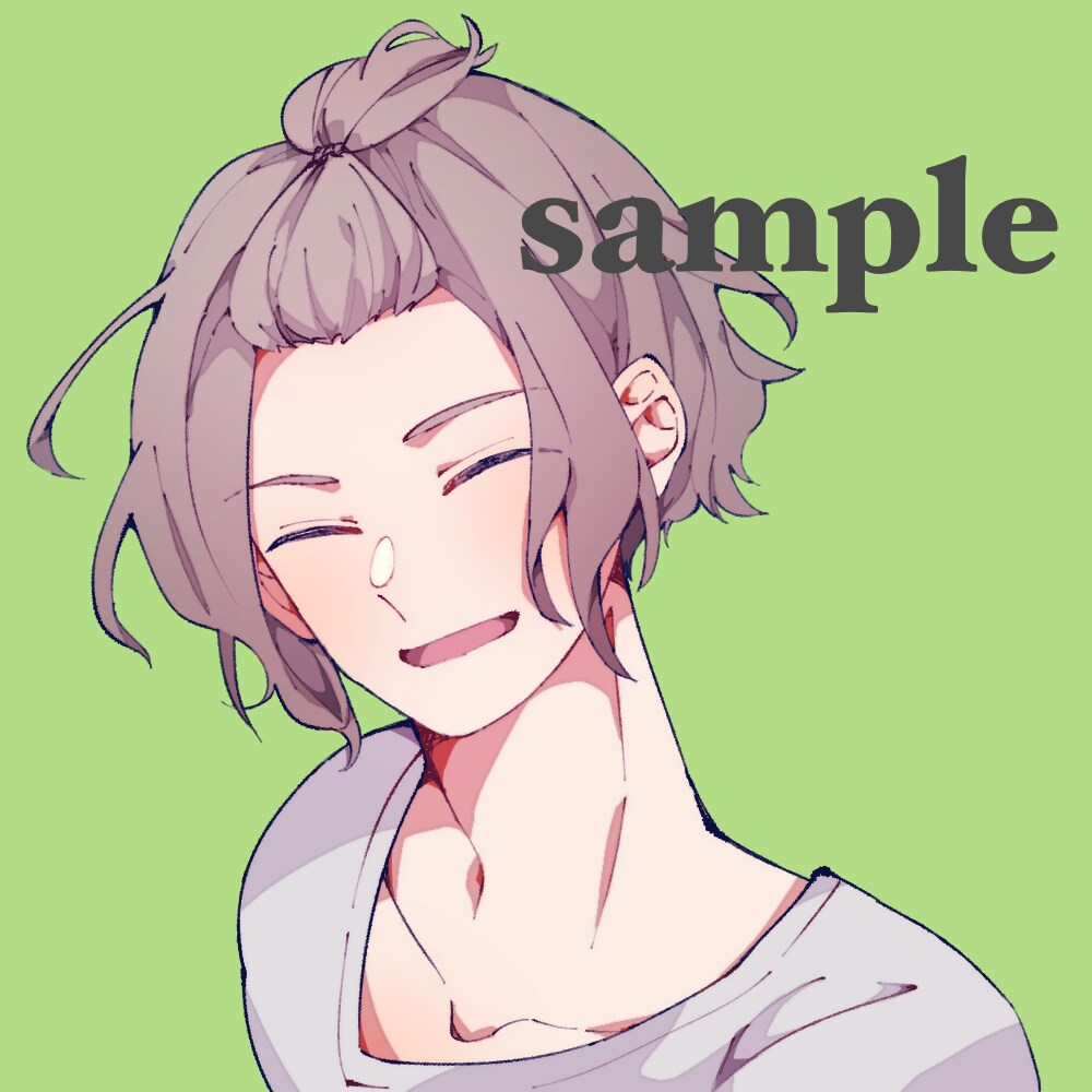 ぱっと目を引く可愛いSNSアイコンお描きします オリジナル、版権どちらも対応可 イメージ10