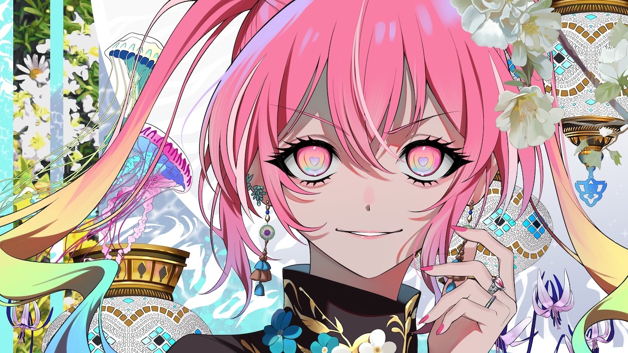 きれいめ爽やかなイラスト描きます 歌みた動画・サムネイル・誕生日・立ち絵・アイコンなど イメージ2