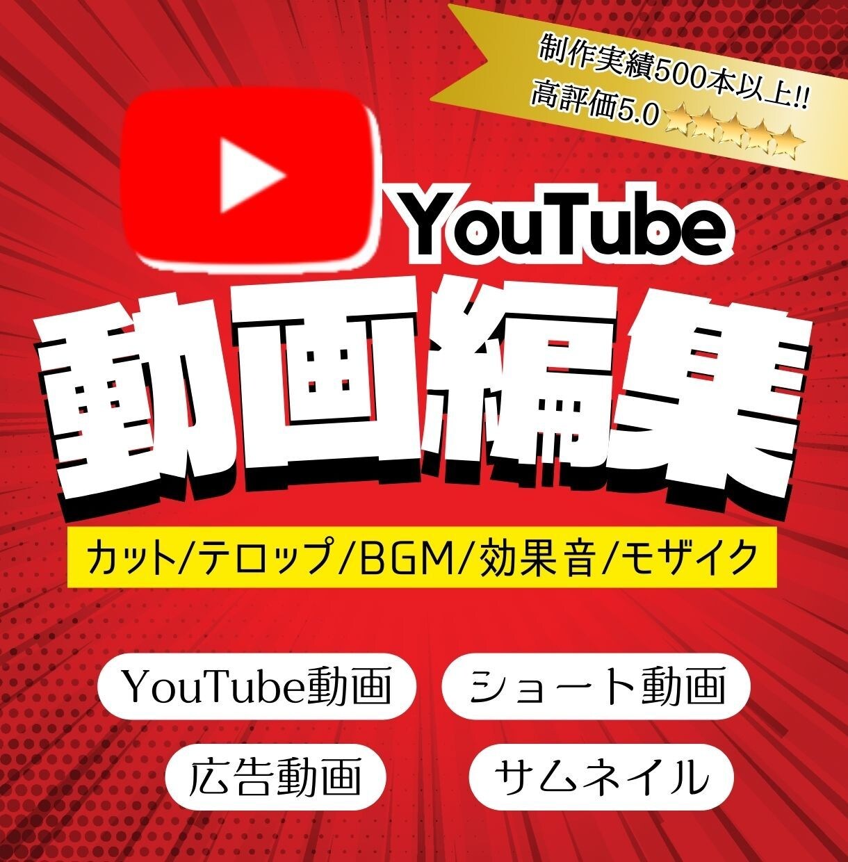 初心者歓迎】YouTube用動画を丁寧に編集します わからなくても大丈夫。あなたの世界観を一緒に作ります！ イメージ1