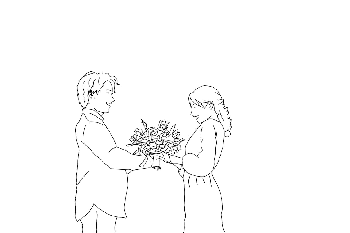 商用化！お写真からイラスト描きますます あなたのお写真から世界にひとつだけの線画を描きます！ イメージ1