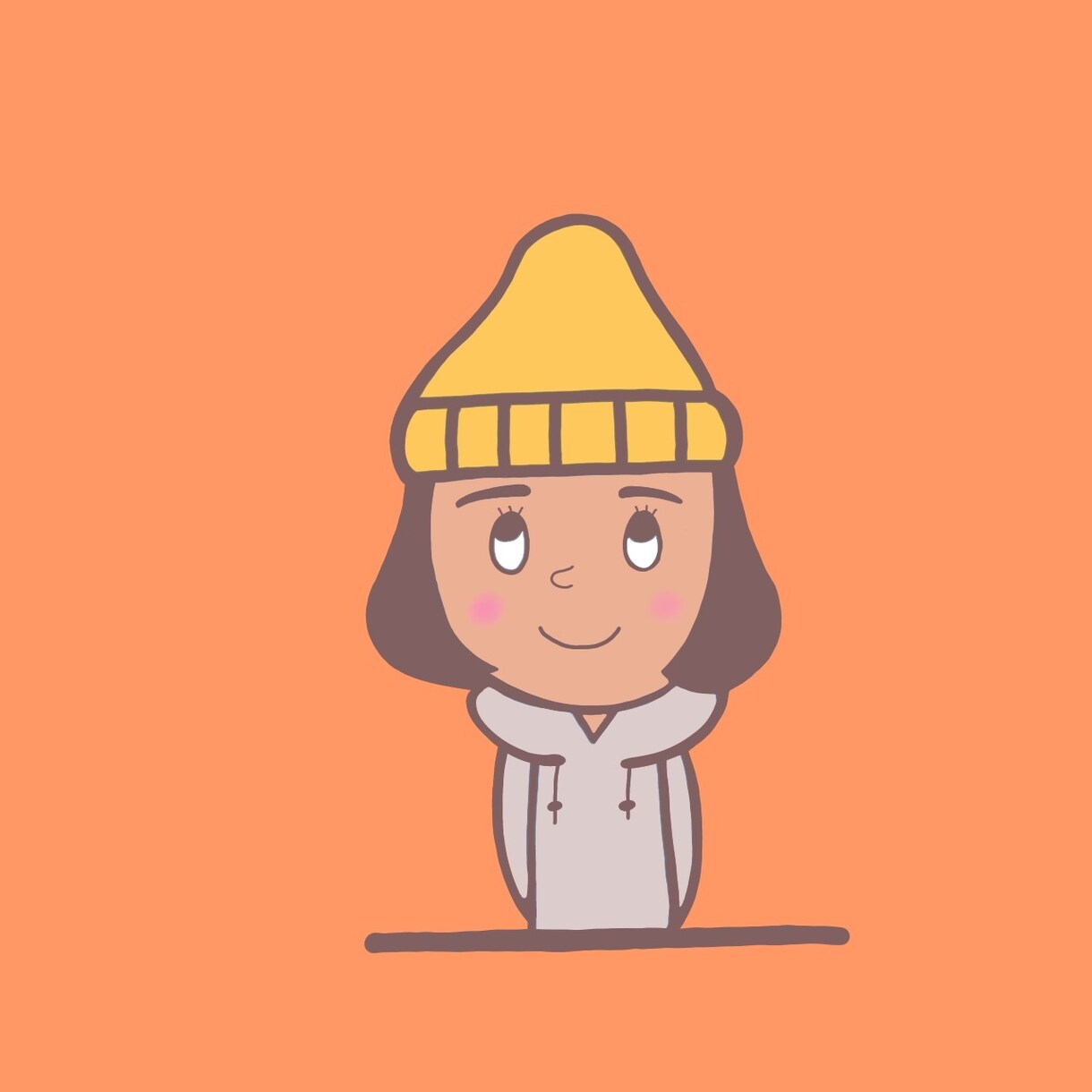 SNSのアイコン描きます ポップでキュートな世界でひとつだけのアイコンつくります。 イメージ4