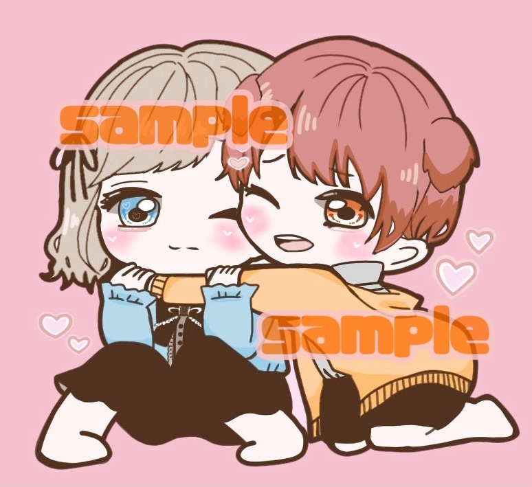 SNSなどのアイコンや夢絵をゆるキャラにします 好きな人との夢絵やあなたの理想的なアイコンなどを作成します イメージ1