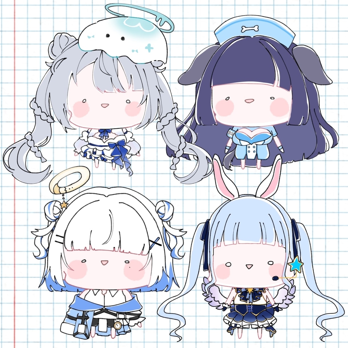 ゆるいSDイラスト描きます SNSで大人気！VTuberさんやプレゼントにも イメージ6