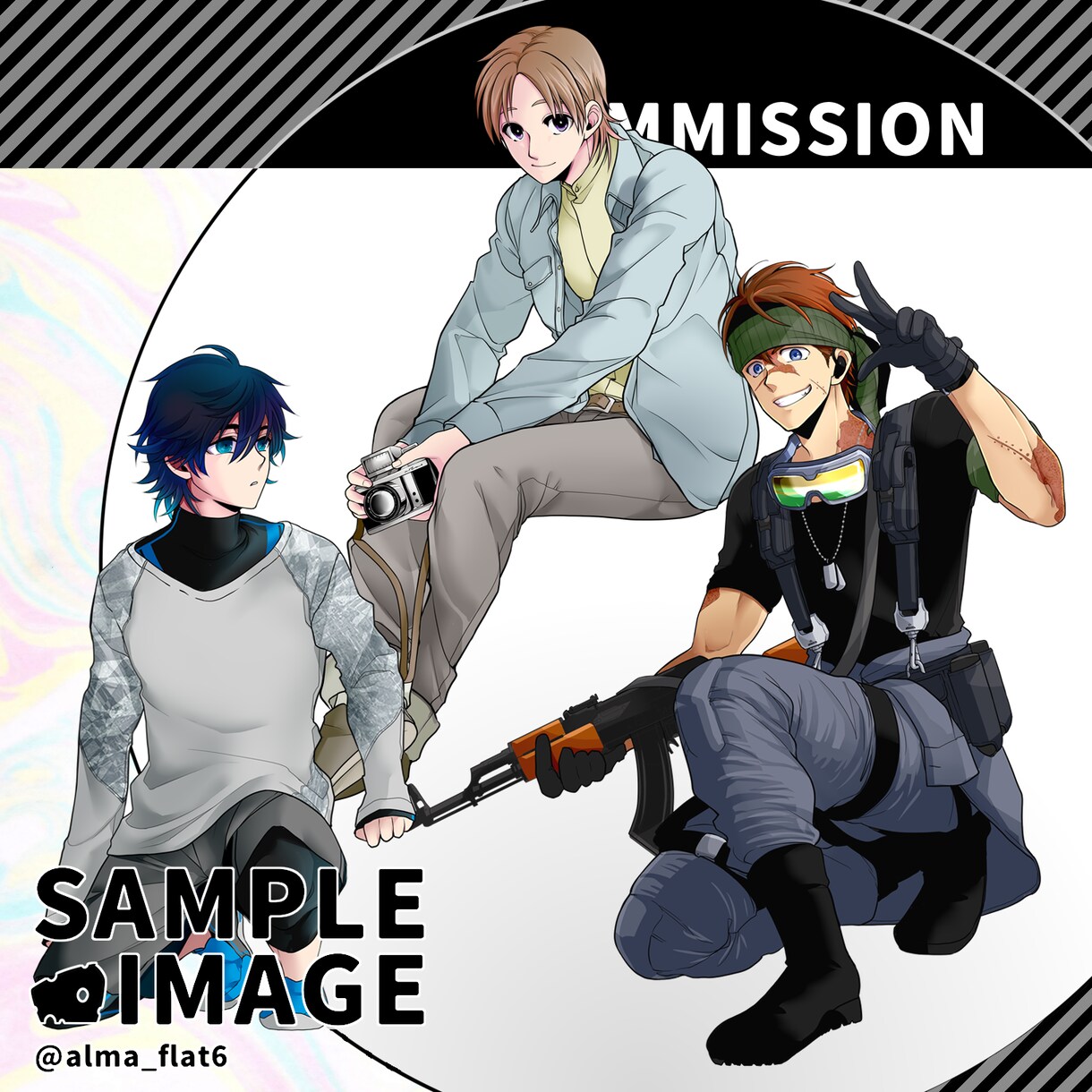 キャラクターイラスト・立ち絵作成します TRPG他ゲーム・動画等でご利用いただけます！ イメージ4