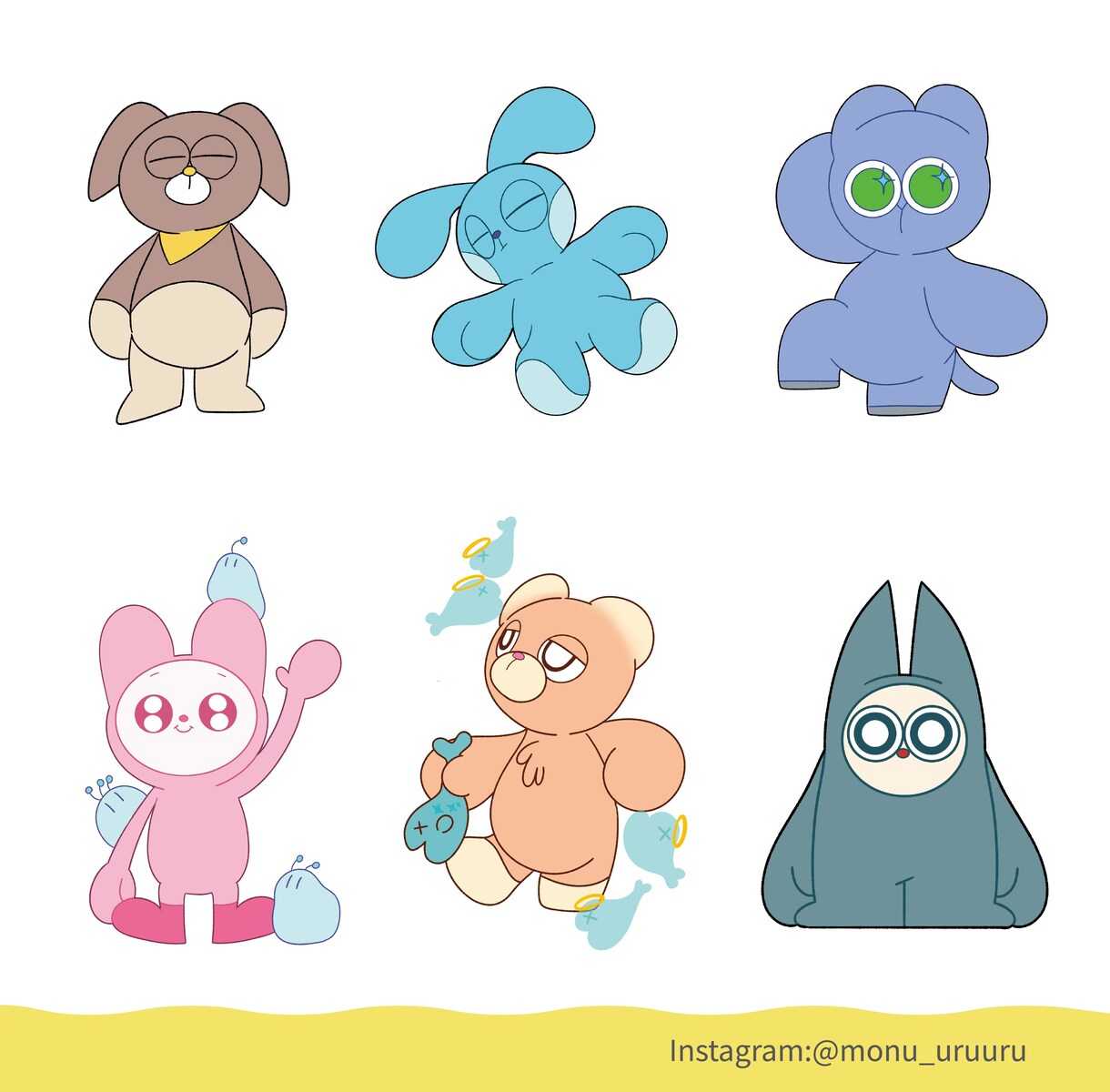 キャラクターデザイン承ります 個性的で可愛いキャラクター制作いたします！ イメージ2