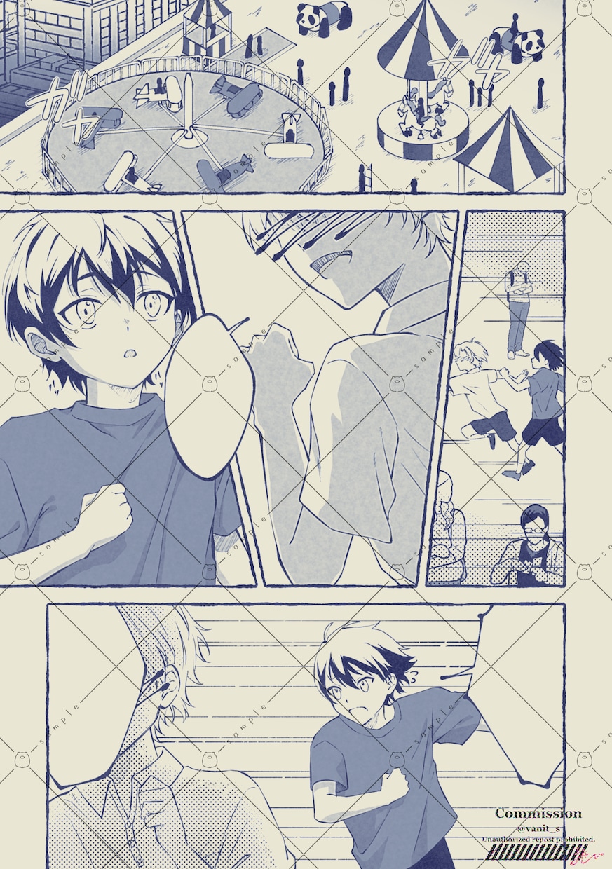 モノクロ漫画制作します オリジナルキャラクターの漫画制作します イメージ10