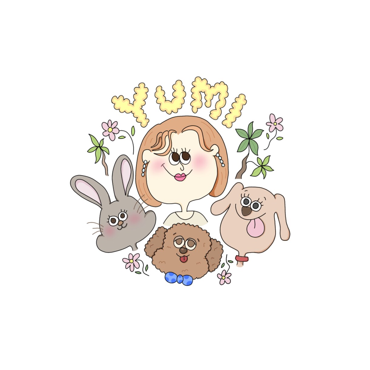 ゆるくてポップな似顔絵作成します どんなイラストでもご相談下さい。 イメージ6