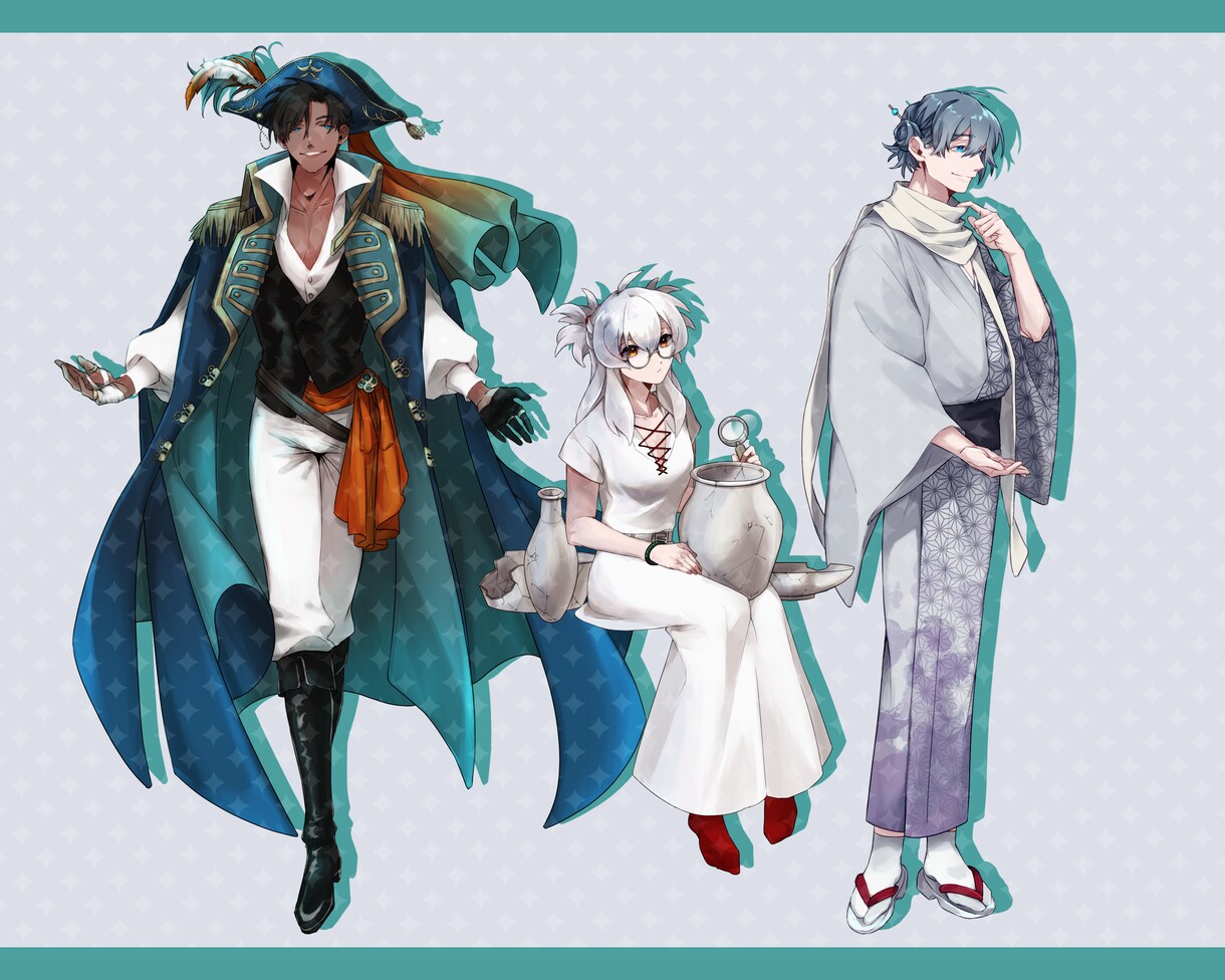 魅力的なTRPG/Vtuber立ち絵描きます TRPG/動画/ゲーム、相談次第で対応します！ イメージ5